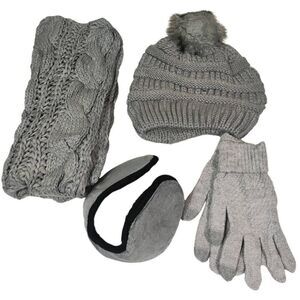 Winter Gray Accessory 4 Piece Set -P